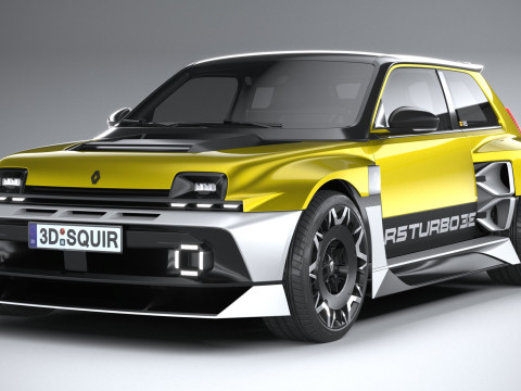 Renault 5 Turbo 3E 2027 Modelo 3D