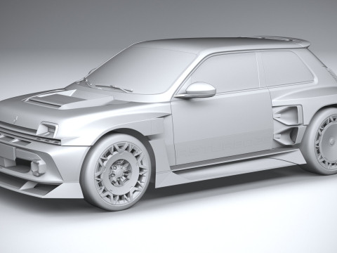 Renault 5 Turbo 3E 2027 Modelo 3D
