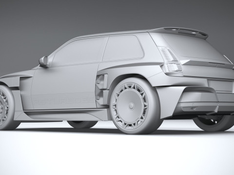 Renault 5 Turbo 3E 2027 Modelo 3D