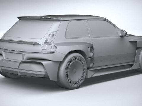 Renault 5 Turbo 3E 2027 Modelo 3D