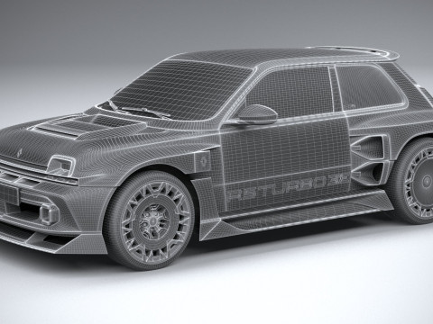 Renault 5 Turbo 3E 2027 Modelo 3D