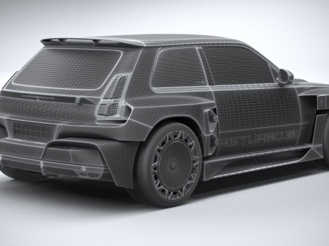 Renault 5 Turbo 3E 2027 Modelo 3D
