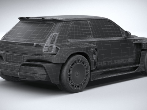 Renault 5 Turbo 3E 2027 Modelo 3D