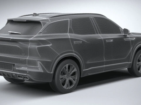 BAIC Beijing 7 2025 3D Model