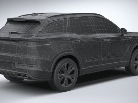 BAIC Beijing 7 2025 3D Model