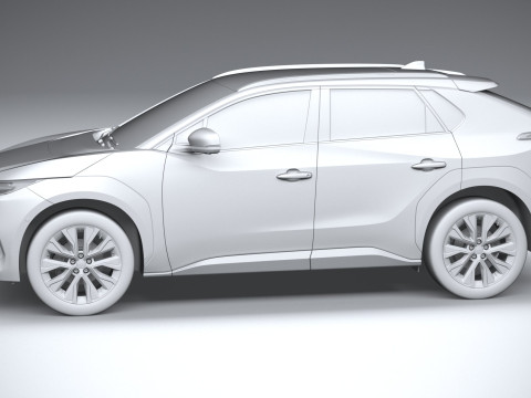 Subaru Solterra EV 2026 Model 3D