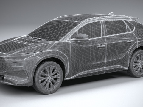 Subaru Solterra EV 2026 Model 3D