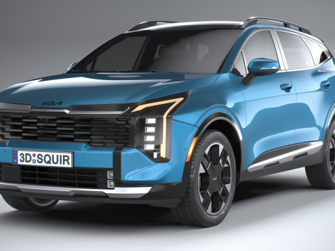 Kia Sportage 2026 3D 模型
