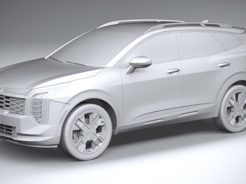Kia Sportage 2026 3D 模型