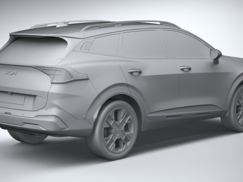 Kia Sportage 2026 3D 模型