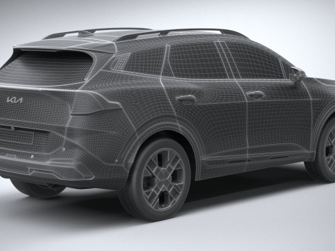 Kia Sportage 2026 3D 模型