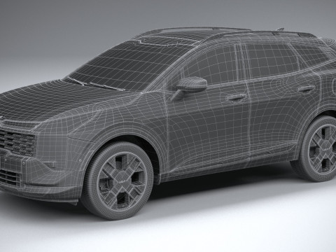 Kia Sportage 2026 3D 模型
