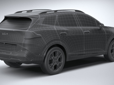 Kia Sportage 2026 3D 模型