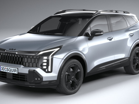Kia Sportage X-Line 2026 3D 모델