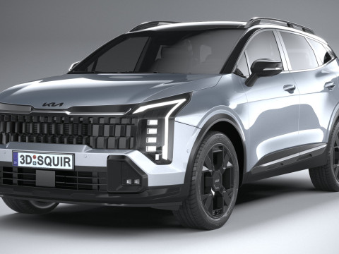 Kia Sportage X-Line 2026 3D 모델