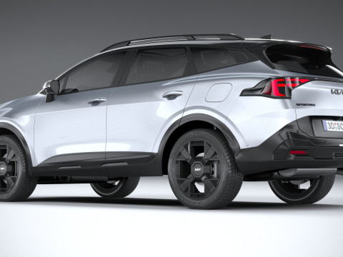 Kia Sportage X-Line 2026 3D 모델