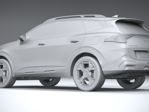 Kia Sportage X-Line 2026 3D 모델