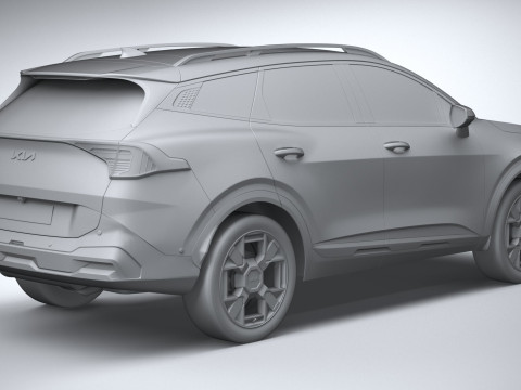 Kia Sportage X-Line 2026 3D 모델