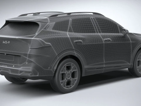 Kia Sportage X-Line 2026 3D Model