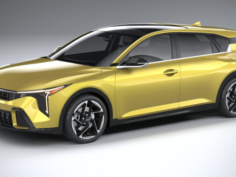 Kia K4 Hatchback 2025 3D Model
