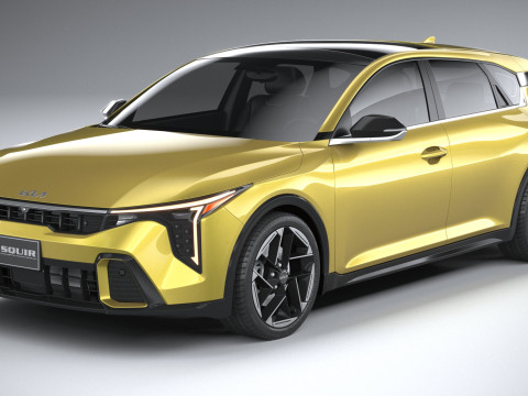 Kia K4 Hatchback 2025 3D Model