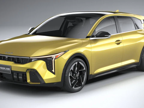 Kia K4 Hatchback 2025 3D Model