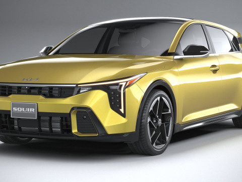 Kia K4 Hatchback 2025 3D Model