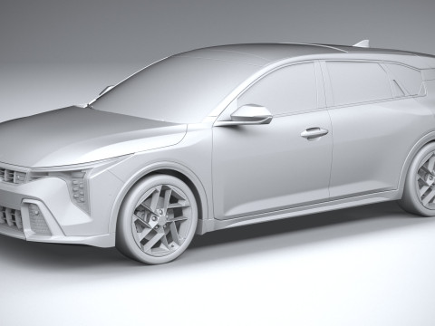 Kia K4 Hatchback 2025 3D Model