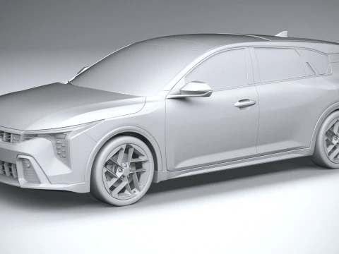 Kia K4 Hatchback 2025 3D Model