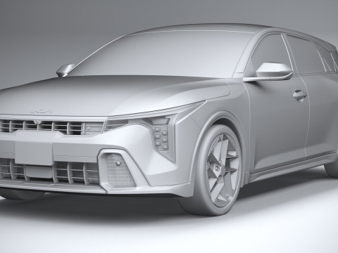 Kia K4 Hatchback 2025 3D Model