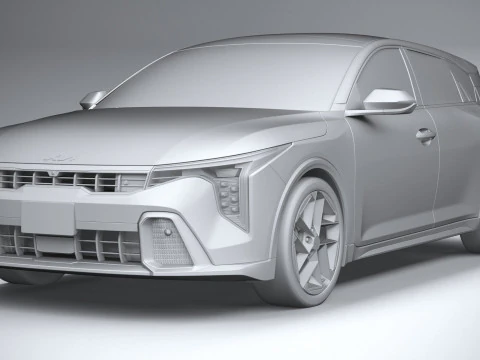 Kia K4 Hatchback 2025 3D Model
