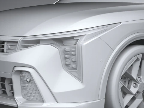 Kia K4 Hatchback 2025 3D Model