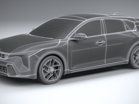 Kia K4 Hatchback 2025 3D Model