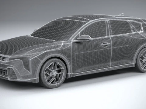 Kia K4 Hatchback 2025 3D Model