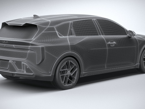 Kia K4 Hatchback 2025 3D Model