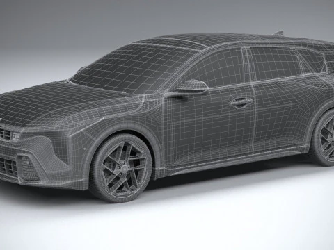 Kia K4 Hatchback 2025 3D Model