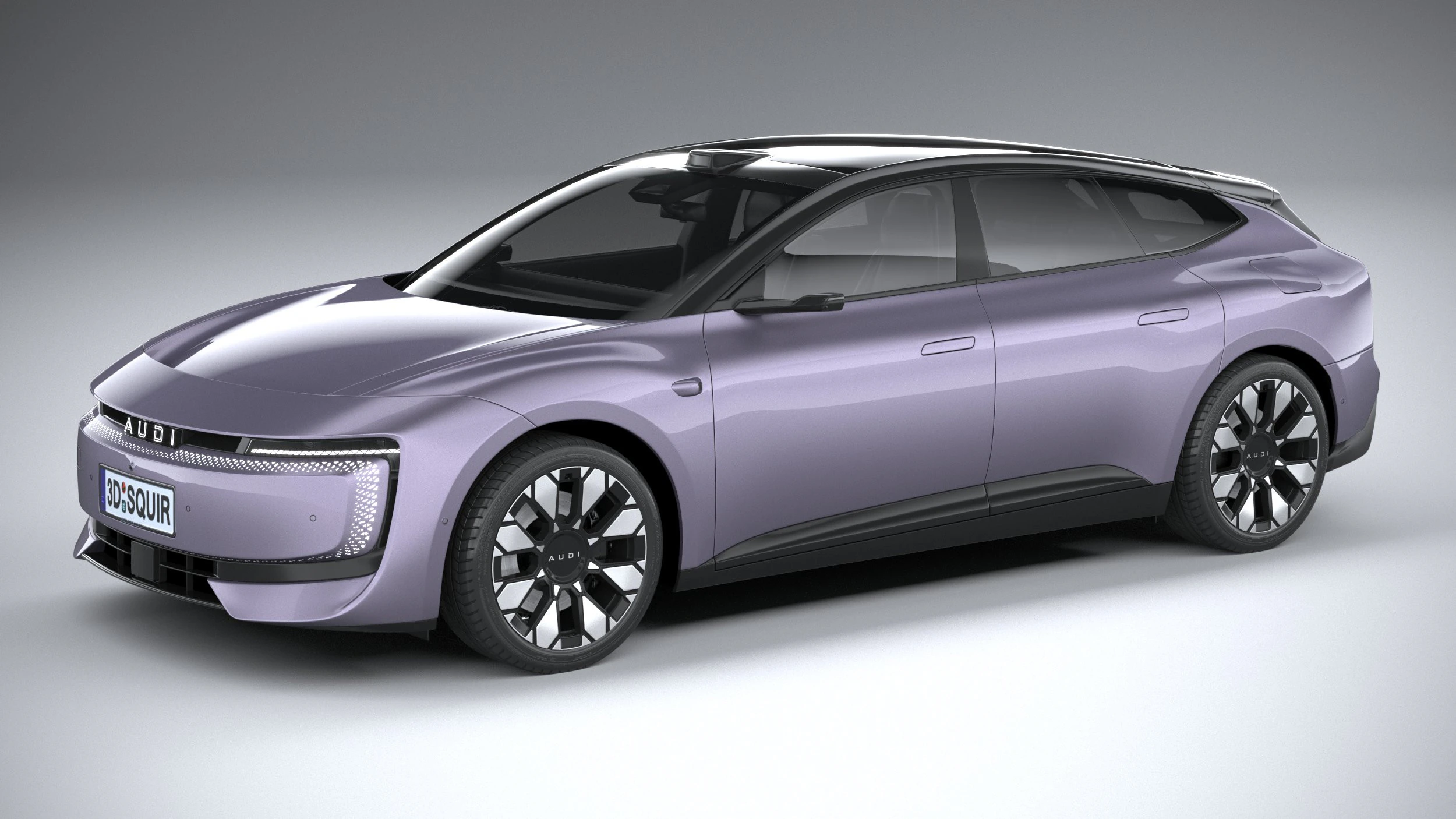 Audi E5 Sportback 2026 3D Model .c4d .max .obj .3ds .fbx .stl .blend 