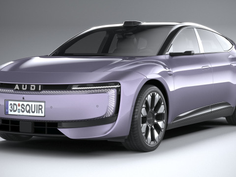 Audi E5 Sportback 2026 3D Модель