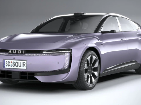 Audi E5 Sportback 2026 3D Model