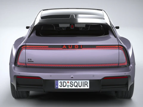 Audi E5 Sportback 2026 3D Model