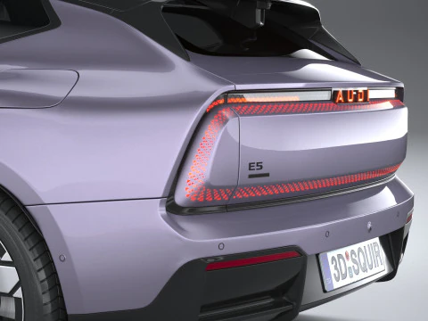 Audi E5 Sportback 2026 3D Model