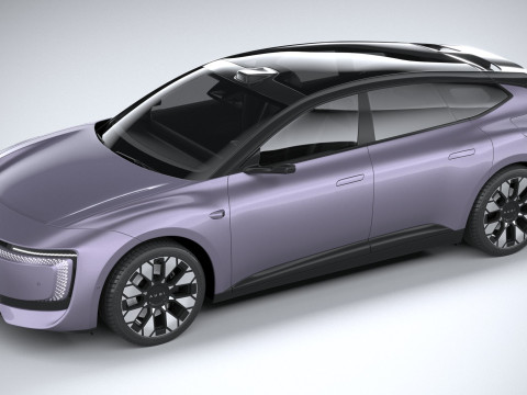 Audi E5 Sportback 2026 3D Модель