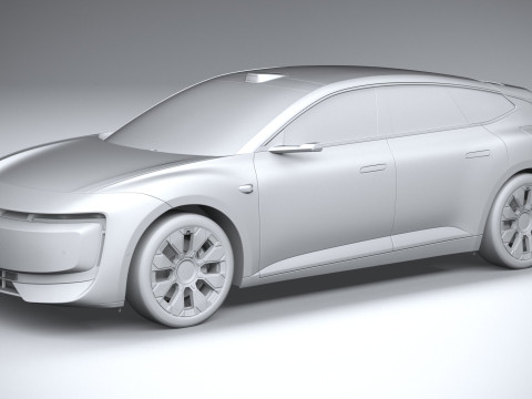 Audi E5 Sportback 2026 3D Модель