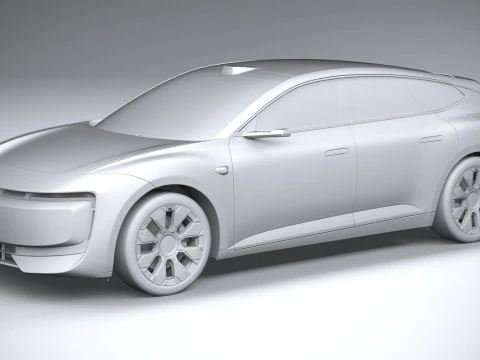 Audi E5 Sportback 2026 3D Model