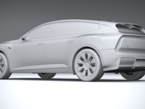 Audi E5 Sportback 2026 3D Модель