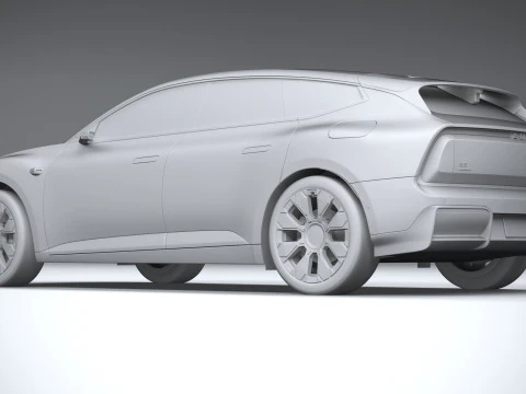 Audi E5 Sportback 2026 3D Model
