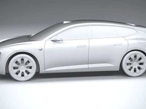 Audi E5 Sportback 2026 3D Model