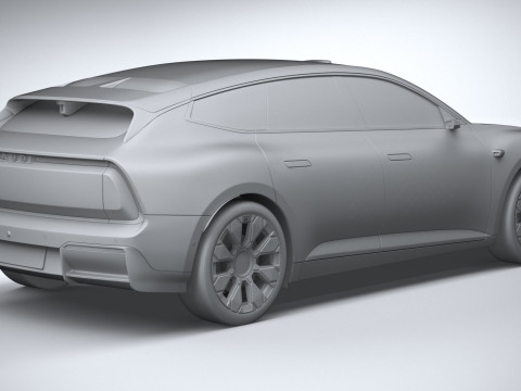 Audi E5 Sportback 2026 3D Модель