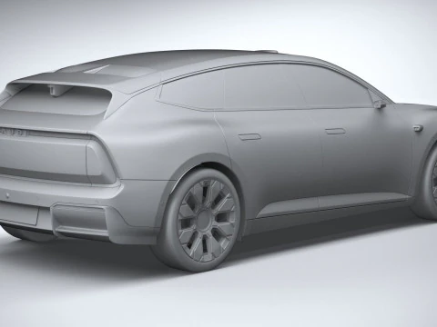 Audi E5 Sportback 2026 3D Model