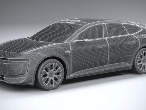 Audi E5 Sportback 2026 3D Model